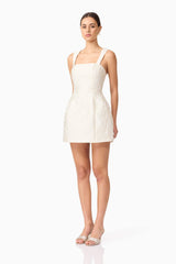 Galadirel Mini Dress in White