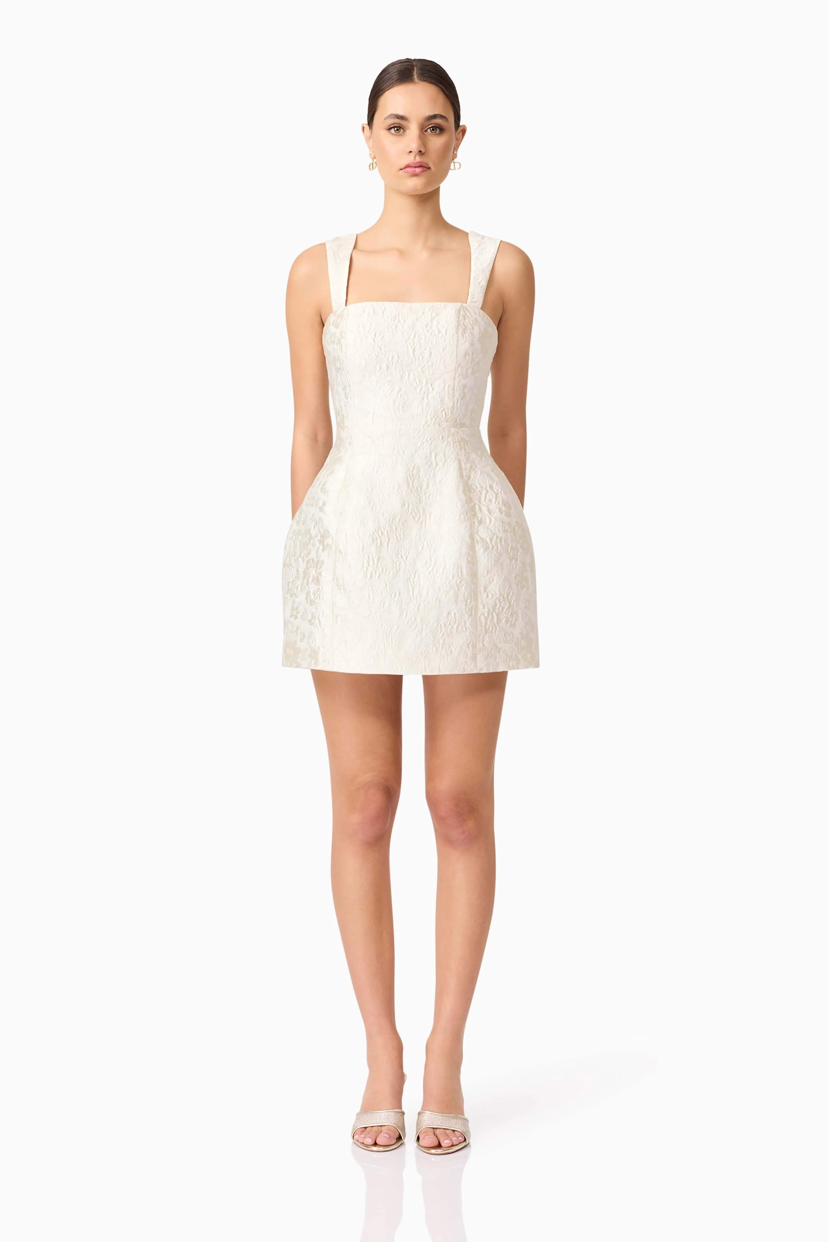Galadirel Mini Dress in White